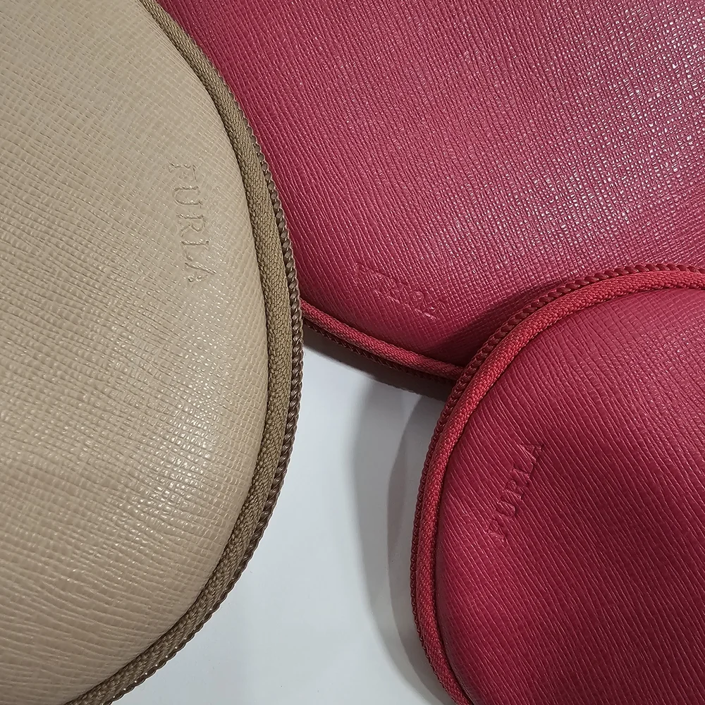 Furla Electra 3-Piece Saffiano Leather Cosmetic Case Set - Pink Multi/Giglio